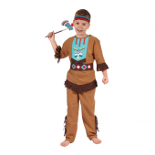 Indian Boy role-play set (shirt, pants, headband), size 110/120