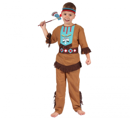 Indian Boy role-play set (shirt, pants, headband), size 110/120 Indian Boy role-play set (shirt, pants, headband), size 110/120