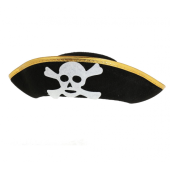 Pirate Hat, gold trimming