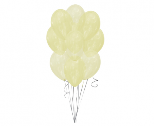 Beauty&Charm balloons, crystal yellow 12 Beauty&Charm balloons, crystal yellow 12