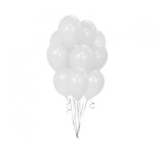 Воздушные шары Beauty &amp; Charm, белый металлик, 12 дюймов / 10 шт.