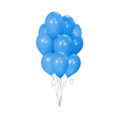Beauty&amp;Charm baloni, gaiši zils metālisks 12&quot; / 10 gab.
