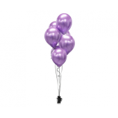 Воздушные шары Beauty &amp; Charm, платиново-фиолетовый, 12 &quot;/ 7 шт.