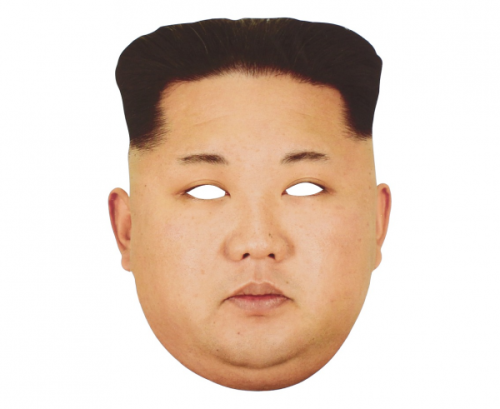 Paper mask KIM DZONG UN