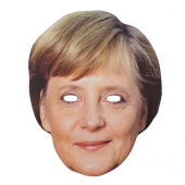 Paper mask Angela Merkel