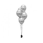 Воздушные шары Beauty &amp; Charm, платиновое серебро 12 &quot;/ 7 шт.