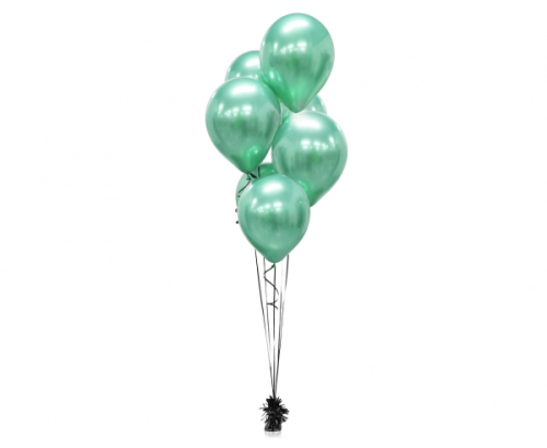 Beauty&amp;Charm baloni, platīna zaļi 12&quot; / 7 gab.