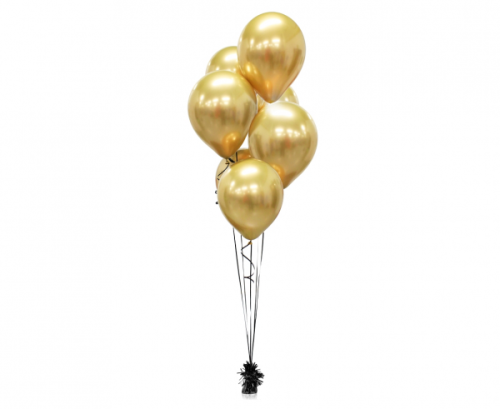 Beauty&Charm balloons, platinum gold 12