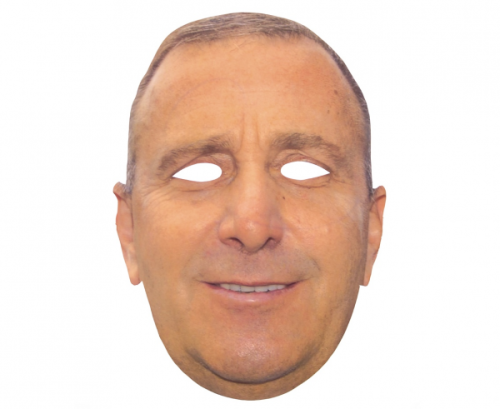 Paper mask Grzegorz Schetyna