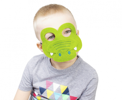 Felt mask Crocodile