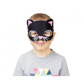 Felt mask Cat, size 18.5 x 14 cm