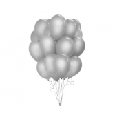 Воздушные шары Beauty &amp; Charm, серебристый металлик, 12 дюймов / 50 шт.
