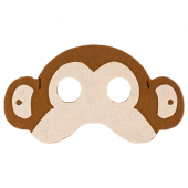Felt mask Monkey, size 17.5 x 10 cm