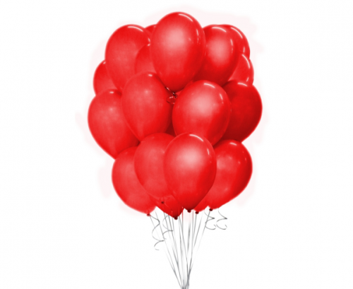 Beauty&Charm balloons, red pastels 12 Beauty&Charm balloons, red pastels 12