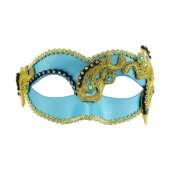 Glamour mask, turquoise