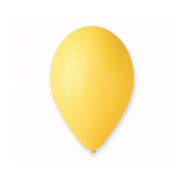 Balloon G110 pastel 12, yellow, 100 pieces