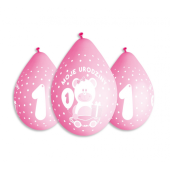 Premium 1st birthday balloons 