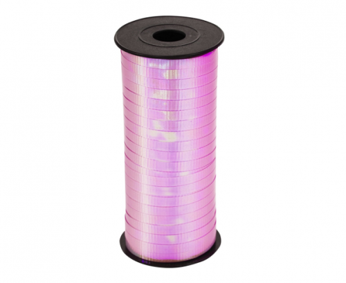 Balloon ribbon, iridescent pink, 5mm / 90m
