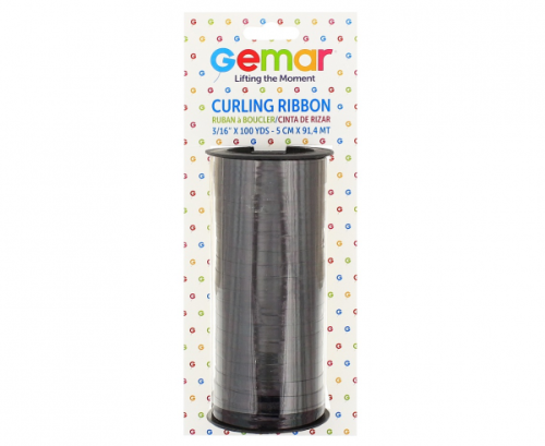 Holographic ribbon black/ 5mm x 90m Holographic ribbon black/ 5mm x 90m