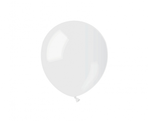Balloon A50 pastel 5, transparent, 100 pieces