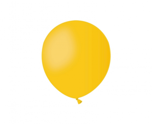 Balloon A50 pastel 5, yellow, 100 pieces