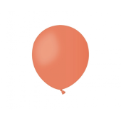 Balloon A50 pastel 5, orange, 100 pieces