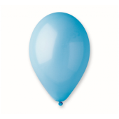 Balloon G90 pastel 10, sky blue, 100 pieces