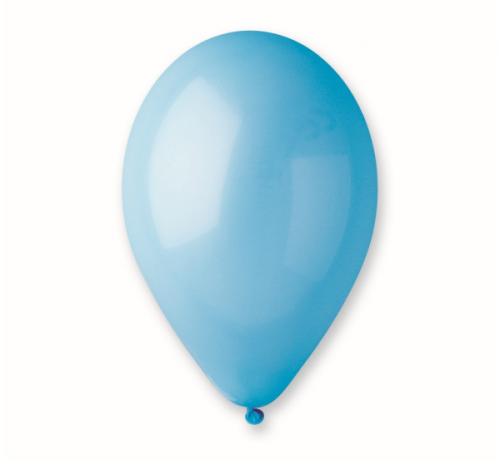 Balloon G90 pastel 10, sky blue, 100 pieces