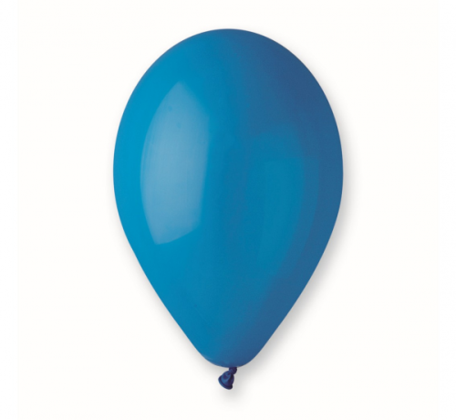 Balloon G90 pastel 10, blue, 100 pieces