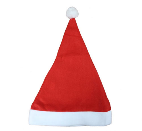 Santa hat, fleece, 29x41 cm