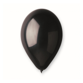 Balloon G90 pastel 10, black, 100 pieces