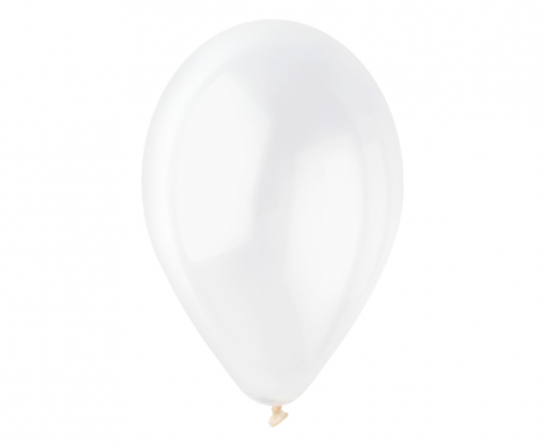 Balloon G110 pastel 12, transparent, 100 pieces