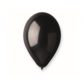 Balloon G110 pastel 12, black, 100 pieces