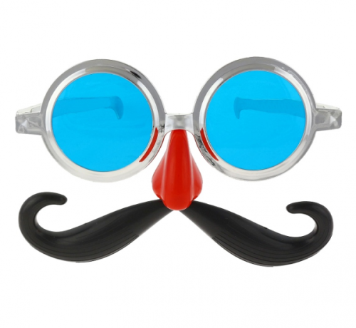 Jumbo glasses with mustache