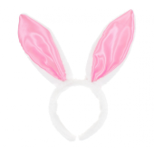 Headband rabbit, light pink