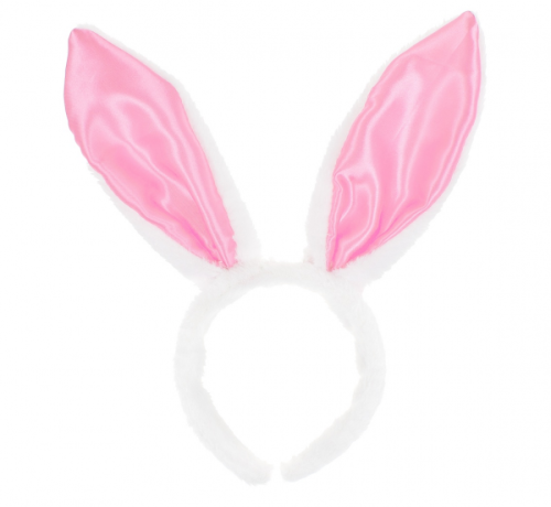 Headband rabbit, light pink