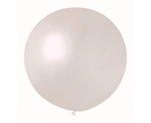 Balloon GM220, sphere shape, metal, 0.85m, pearl coloured Balloon GM220, sphere shape, metal, 0.85m, pearl coloured