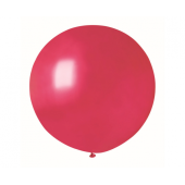 Balloon GM220, sphere shape, metal 0.85m, red