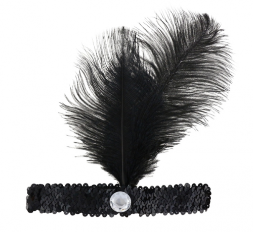 Retro headband - Cabaret, black