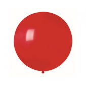 Balloon G30,pastel ball, red, 80 cm