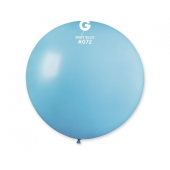 Balloon G30, sphere shape 0.80m, light blue (macaron)