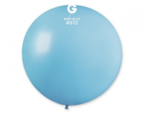 Balloon G30, sphere shape 0.80m, light blue (macaron)