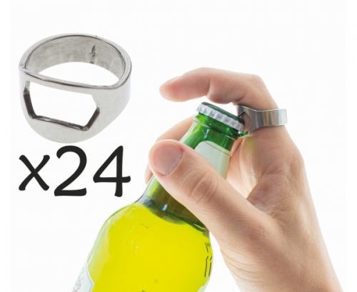 Bottle Opener, ring shape, box of 24 pcs Bottle Opener, ring shape, box of 24 pcs