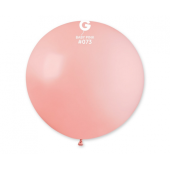 Balons G30, sfēras forma 0,80 m, gaiši rozā (macaron)