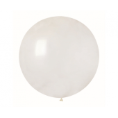 Balloon G40, pastel ball, transparent, 100 cm