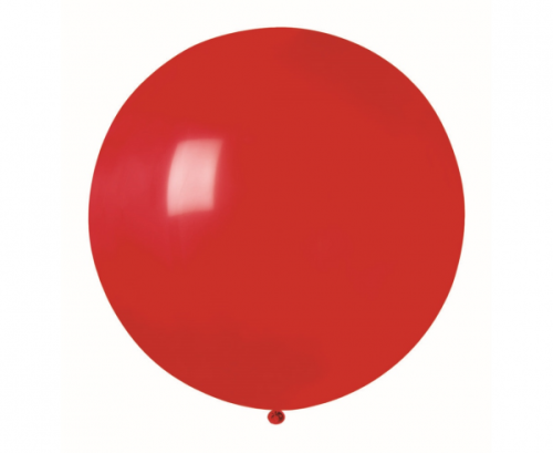 Balloon G40, pastel ball, red, 100 cm