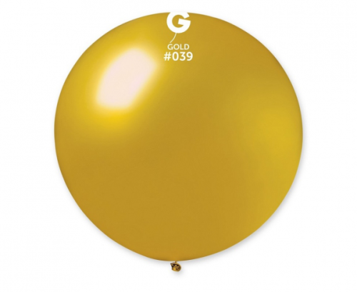 Balloon GM30, sphere shape 0.80 m, gold metallic Balloon GM30, sphere shape 0.80 m, gold metallic