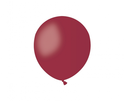 Balloon A50 pastel 5, maroon, 100 pieces