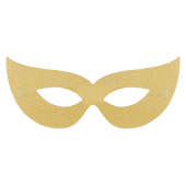 Paper masks, gold, 4pcs