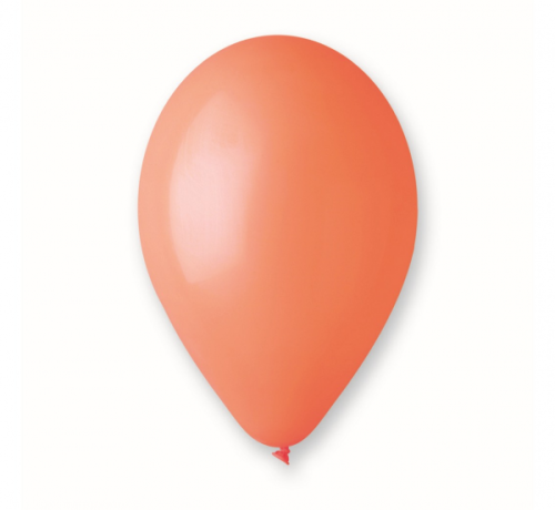 Balloon A80 pastel 9, orange, 100 pieces